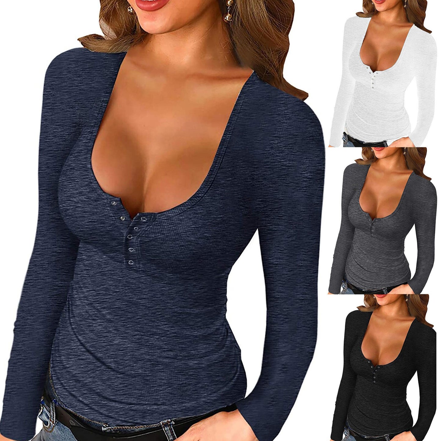 2020 Women's Long Sleeve Fashion T-Shirt (In Stock)